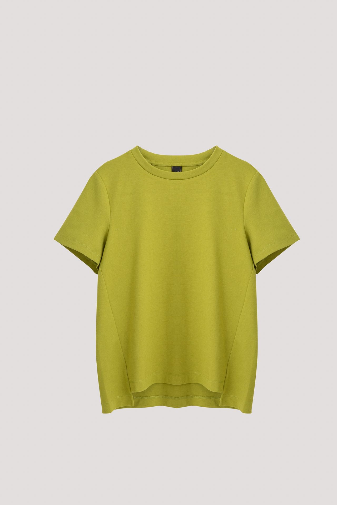 AT 9002 ASYMMETRICAL HEM LINE TOP OLIVE