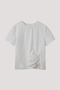 AT 9553 GATHER HEM TOP CREAM