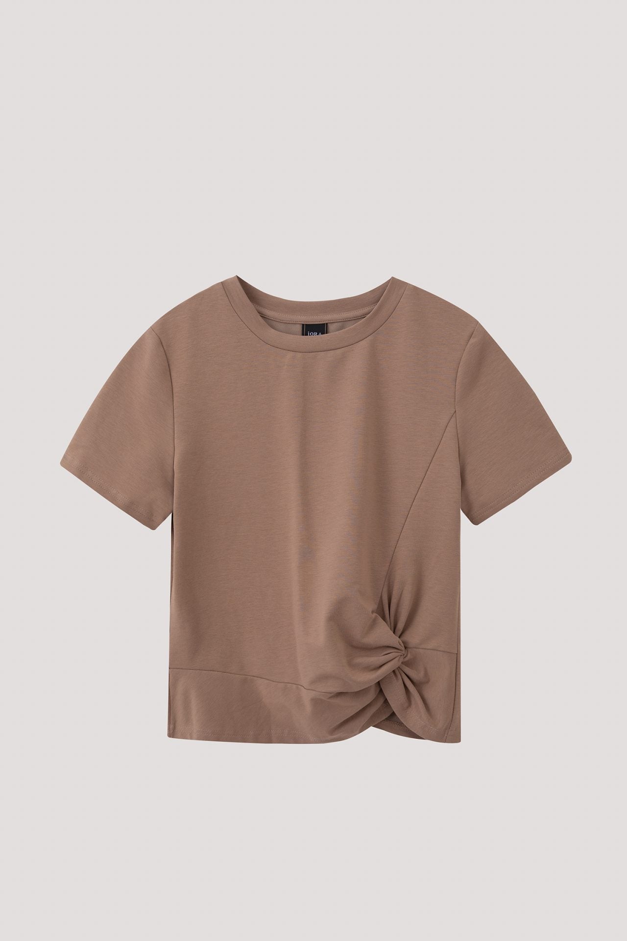 AT 9553 KNOT TEE LIGHT BROWN