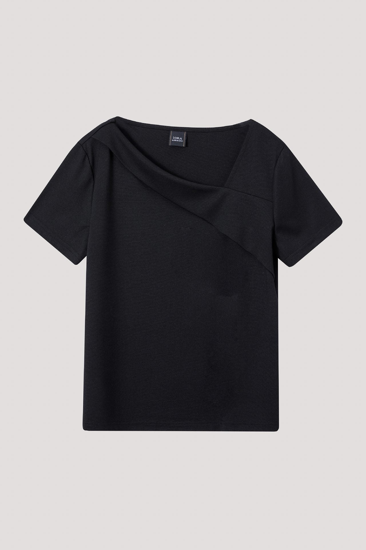 AT 9616 FRONT LAYERED TOP BLACK
