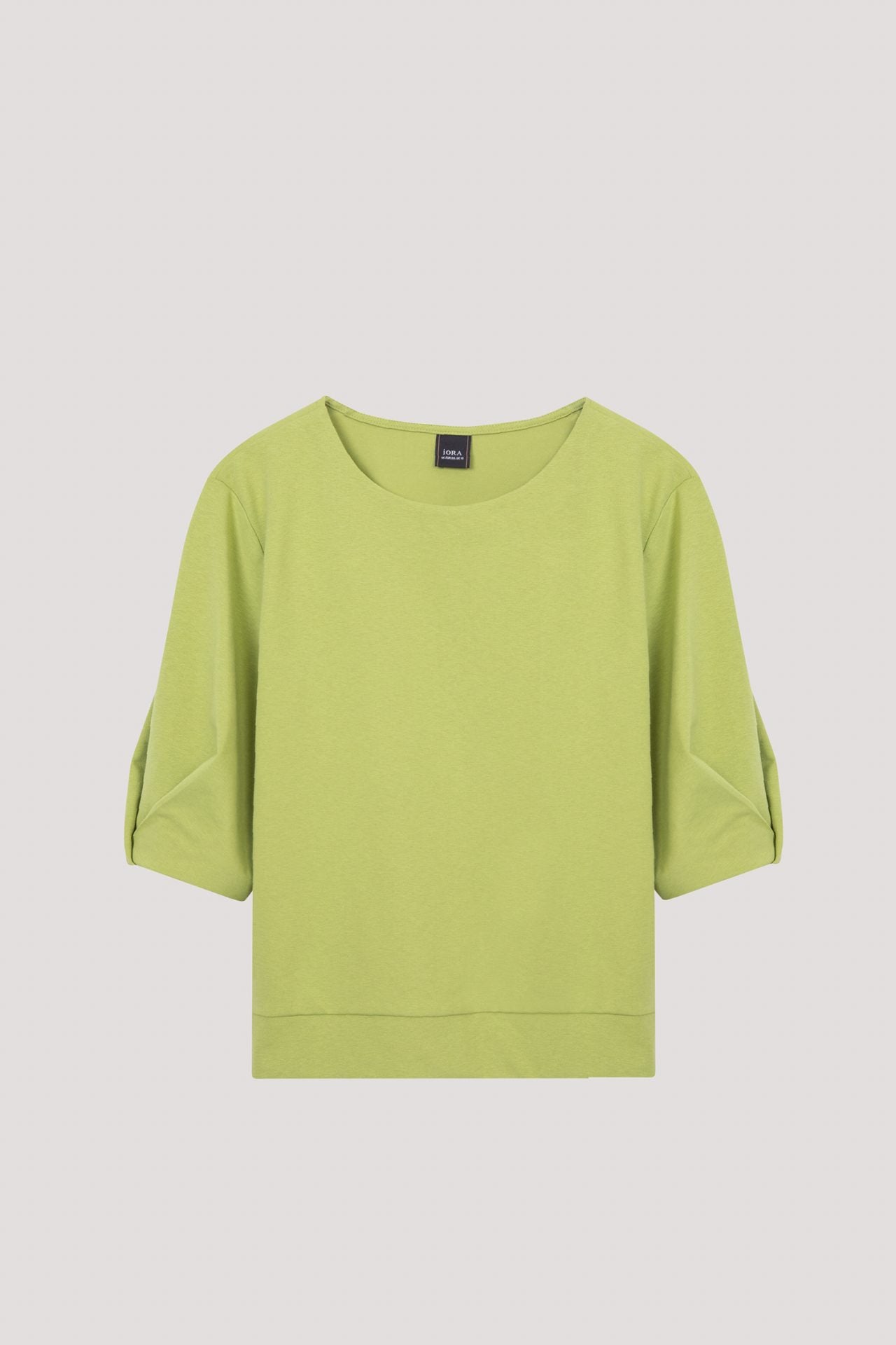 ATB 8735 CUFFED SLEEVES BLOUSE PEAR