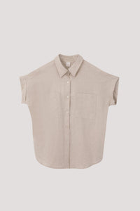 BB 10456 FRON POCKETS SHIRT SAND