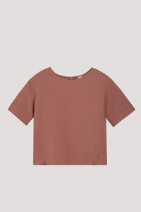 BB 10525 BASIC TOP DARK SALMON