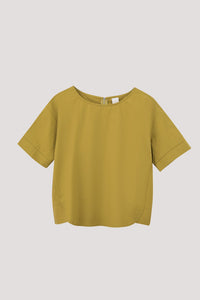 BB 10525 MAGYAR NECKLINE BLOUSE OLIVE