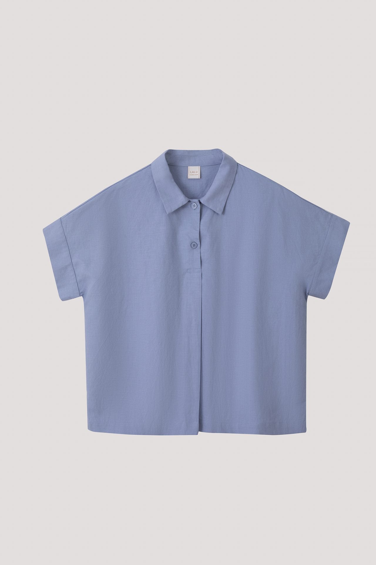 BB 10722 COLLARED SHIRT DUSK BLUE