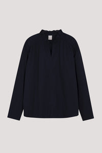 BB 11639 V NECK BLOUSE NAVY