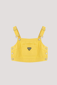 BBV 11567 CROP OUTER TOP YELLOW