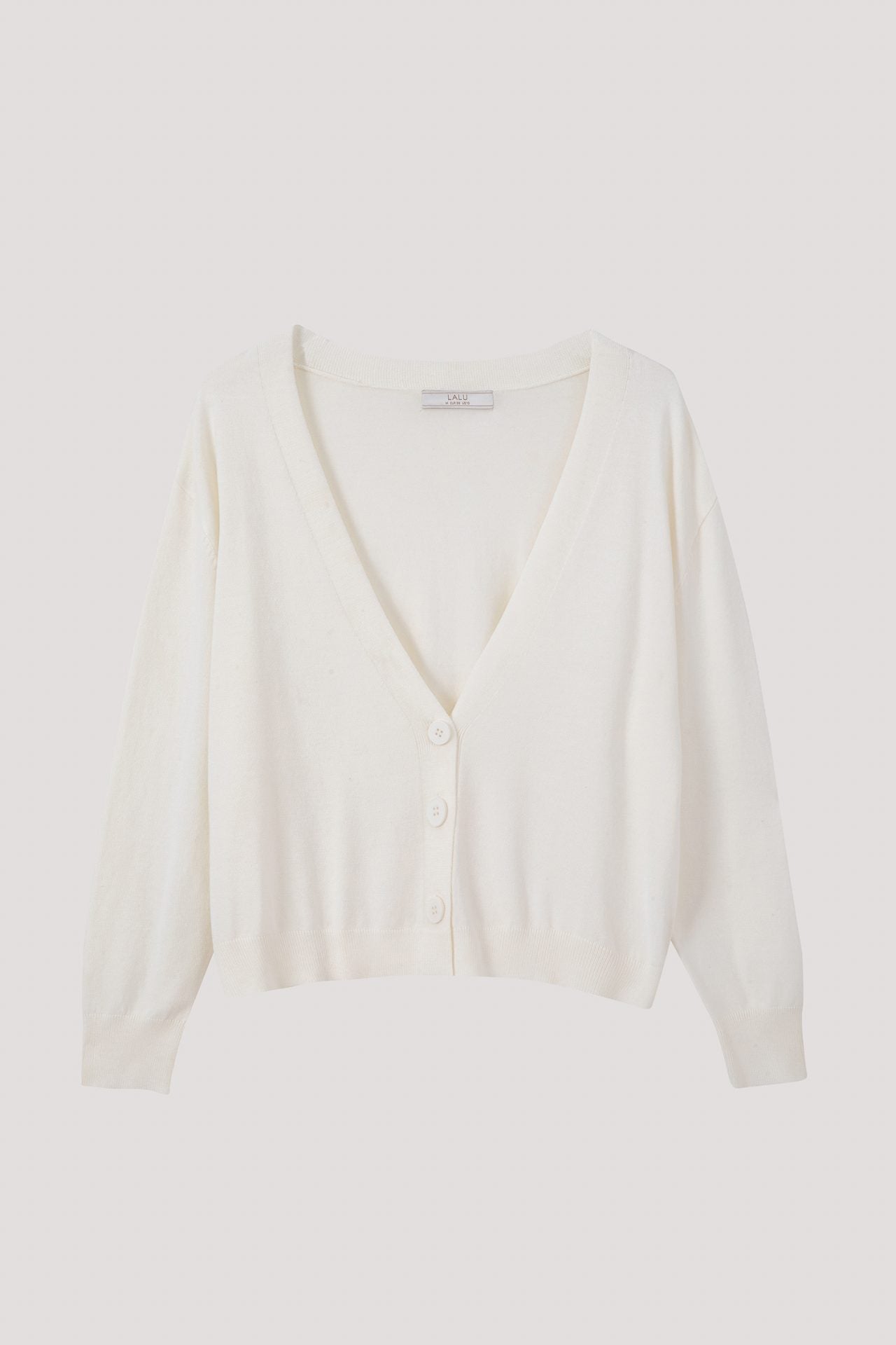 BCL 10076 KNIT CARDIGAN CREAM