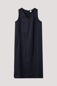 BDQ 10140 SLEEVELESS DRESS NAVY
