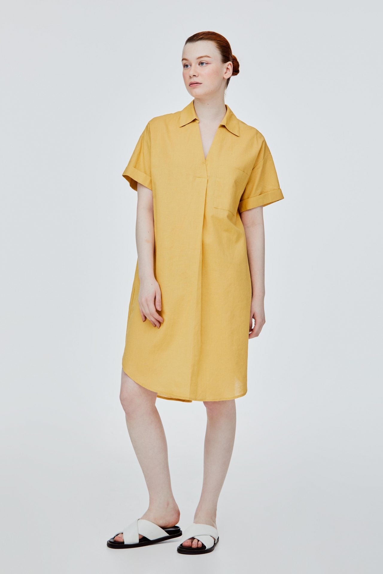 Collared 2025 tunic dress