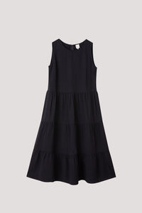 BDQ 11441 TIER DRESS BLACK