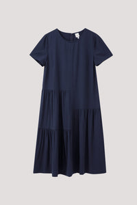 BDQ 8893 LAYERED DRESS NAVY