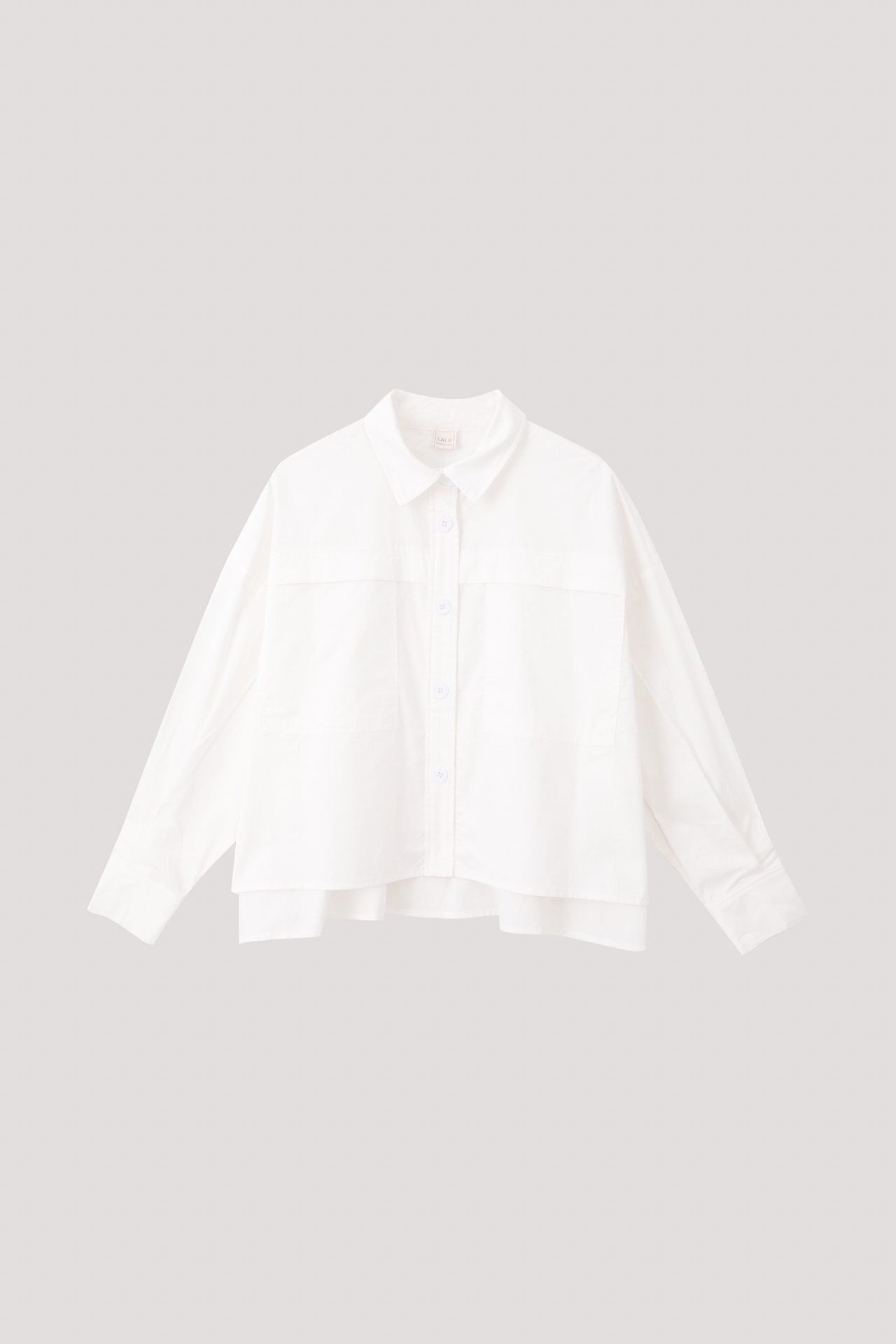 BJK 10011 PATCH POCKET SHIRT CREAM