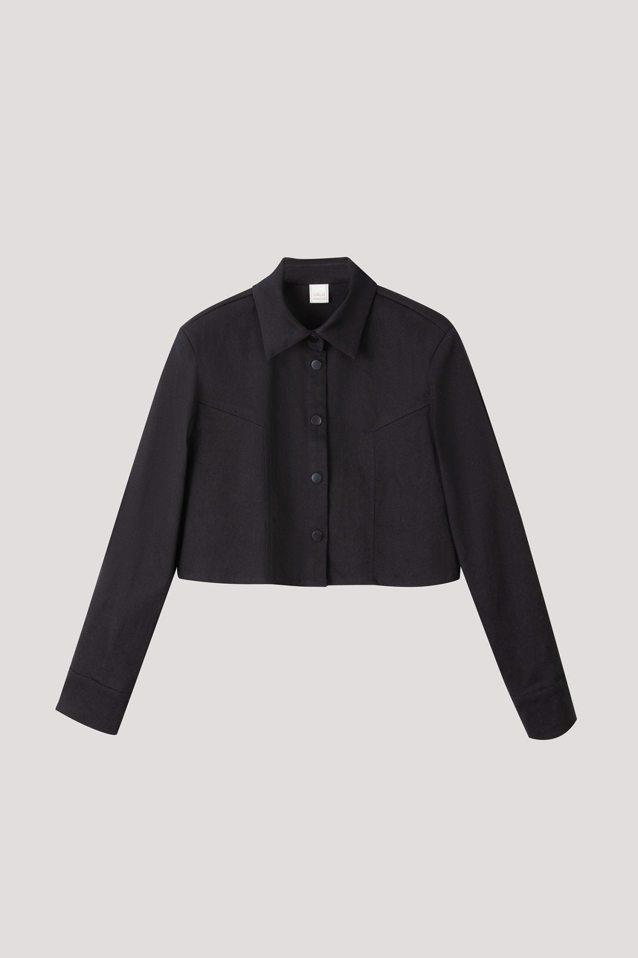 BJK 11216 LONG SLEEVED SHIRT BLACK