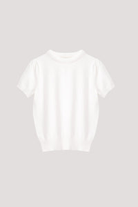 BK 10014 KNIT TOP CREAM