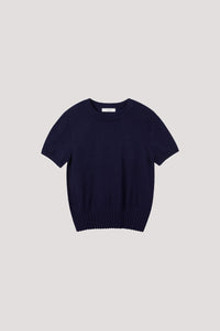 BK 9187 KNIT TOP NAVY