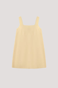 BKD 11450 SQUARE NECK MINI DRESS PALE YELLOW