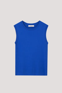 BKV 9635 KNIT TANK TOP AZURE BLUE