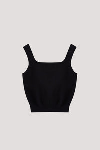 BKV 9636 KNIT TANK TOP BLACK
