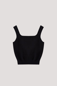 BKV 9636 KNIT TANK TOP BLACK