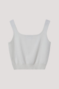 BKV 9636 KNIT TANK TOP CREAM