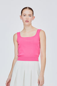 BKV 9636 KNIT TANK TOP HOT PINK