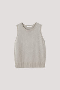 BKV 9728 KNIT TANK TOP BEIGE