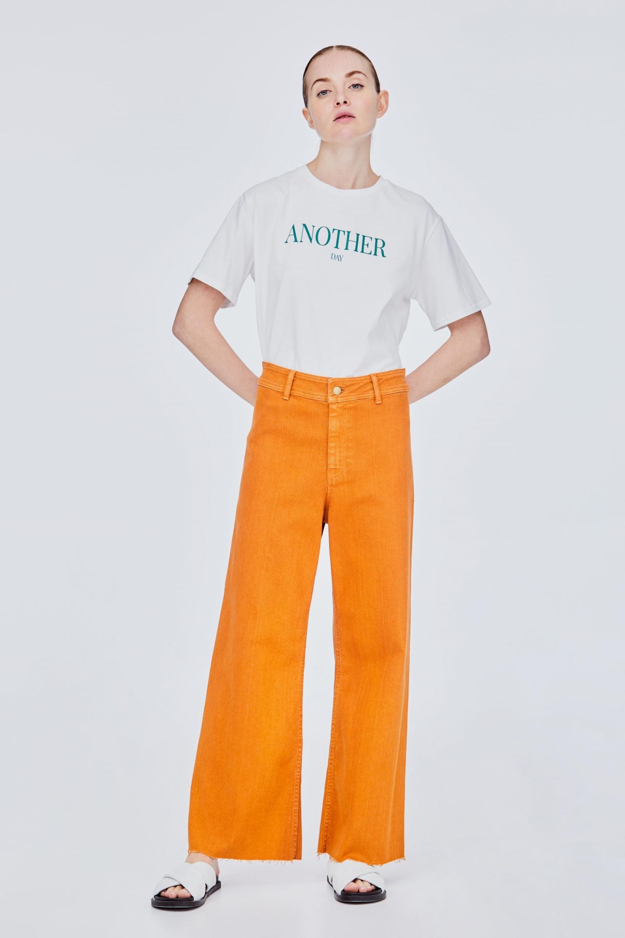 BP 11705 STRAIGHT CUT JEANS CARAMEL
