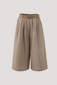 BP 9360 BELTED CULOTTES BEIGE