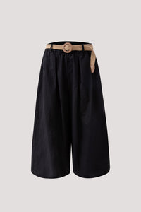 BP 9360 BELTED SKIRT BLACK