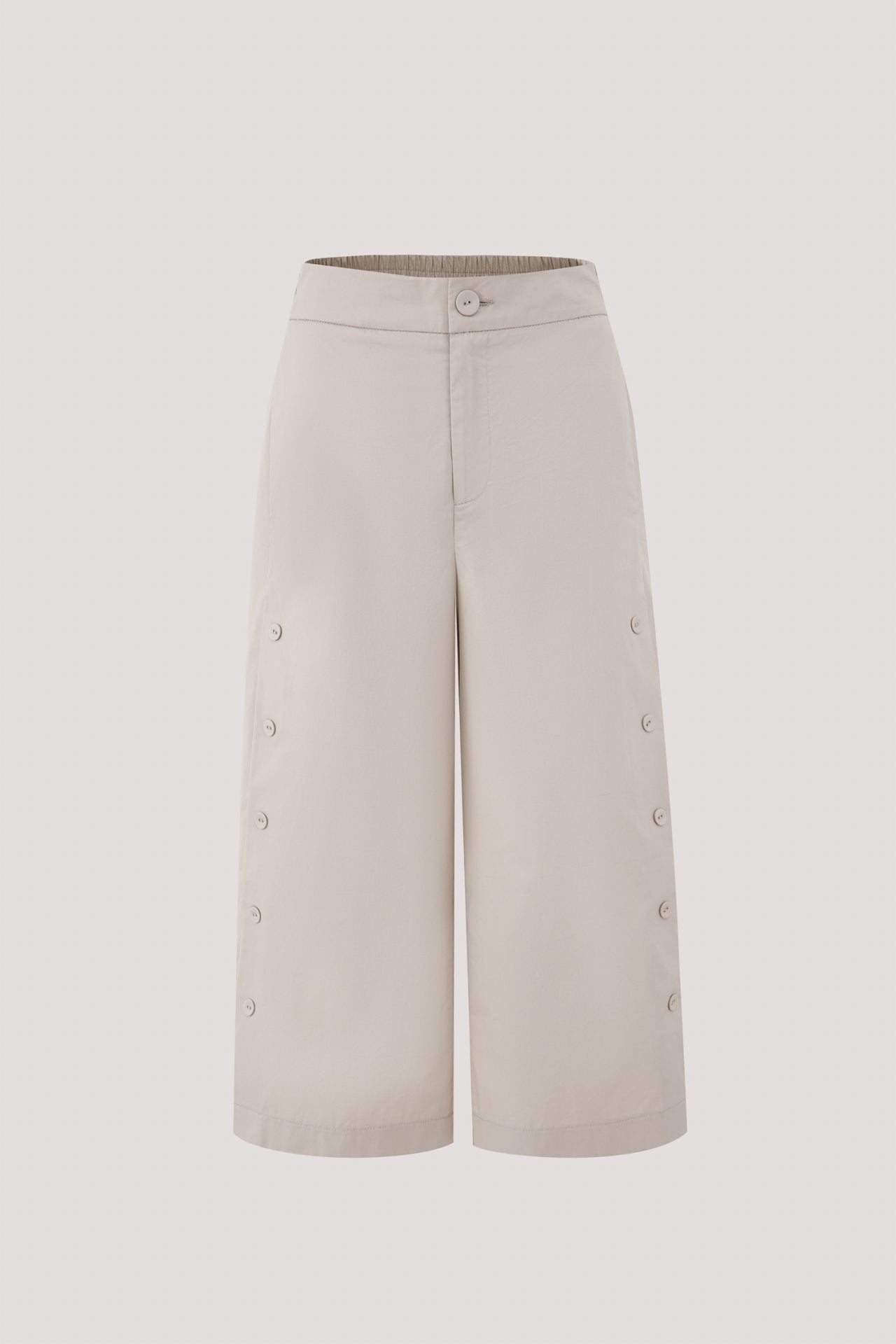 BP 9488 SIDE BUTTON PANTS BEIGE