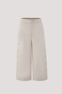 BP 9488 SIDE BUTTON PANTS BEIGE