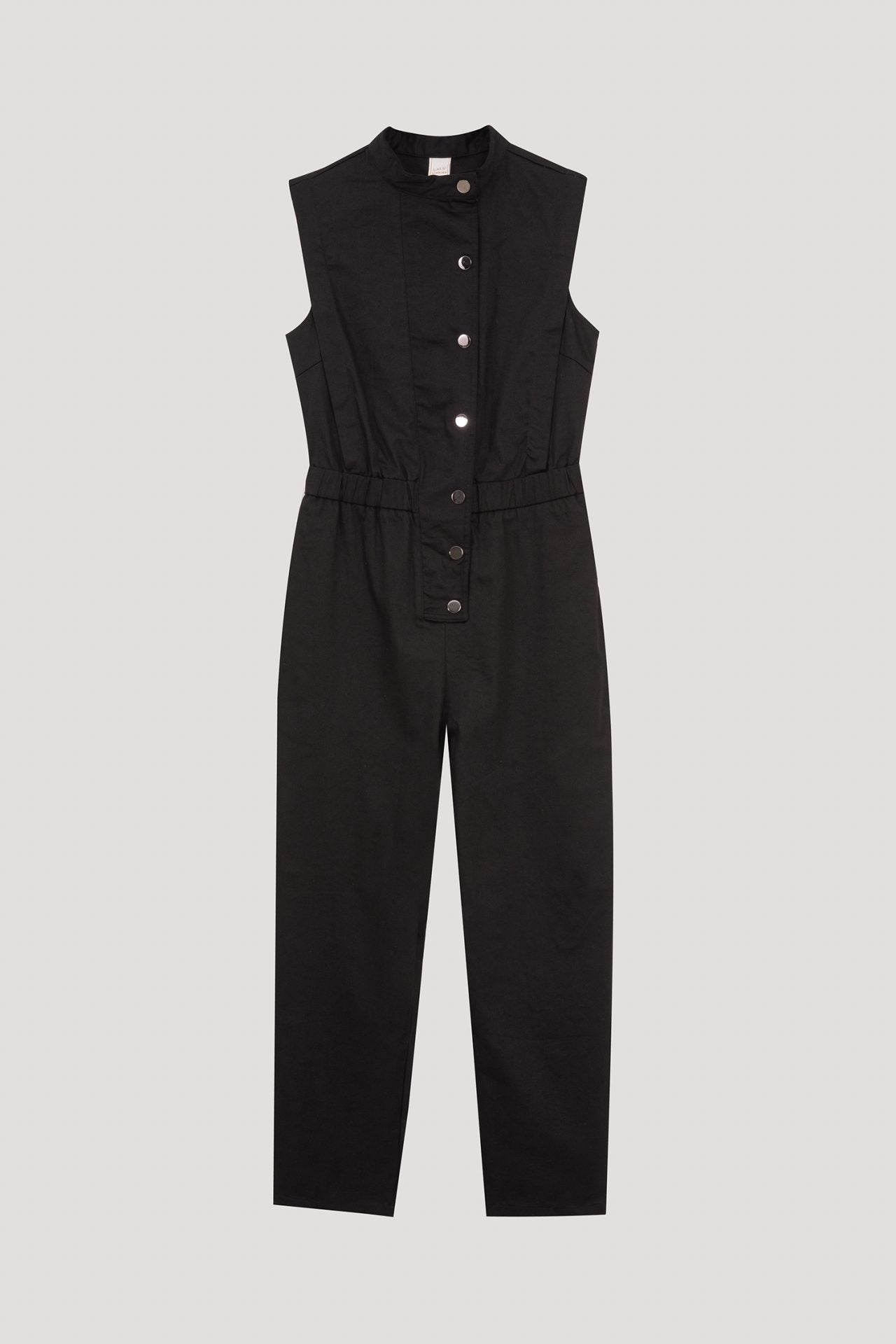 BPD 10857 SLEEVELESS JUMPSUIT BLACK