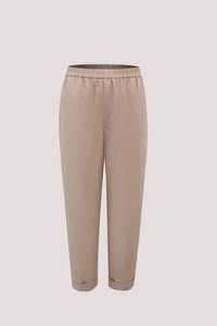 BPL 10737 ELASTIC PANTS BEIGE