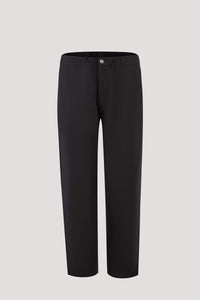 BPL 11023 BUTTON PANTS BLACK