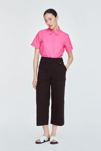 BPL 11134 WIDE-LEGGED TROUSERS BLACK