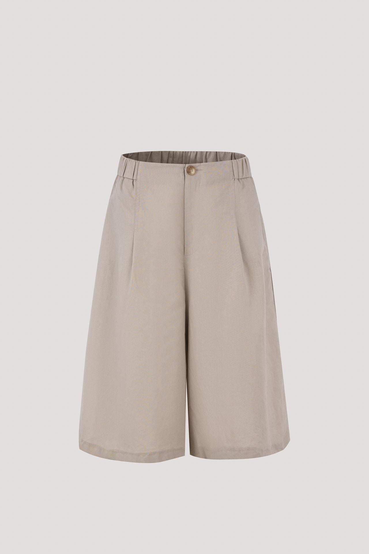 BPL 8163 BUTTON CULLOTES BEIGE