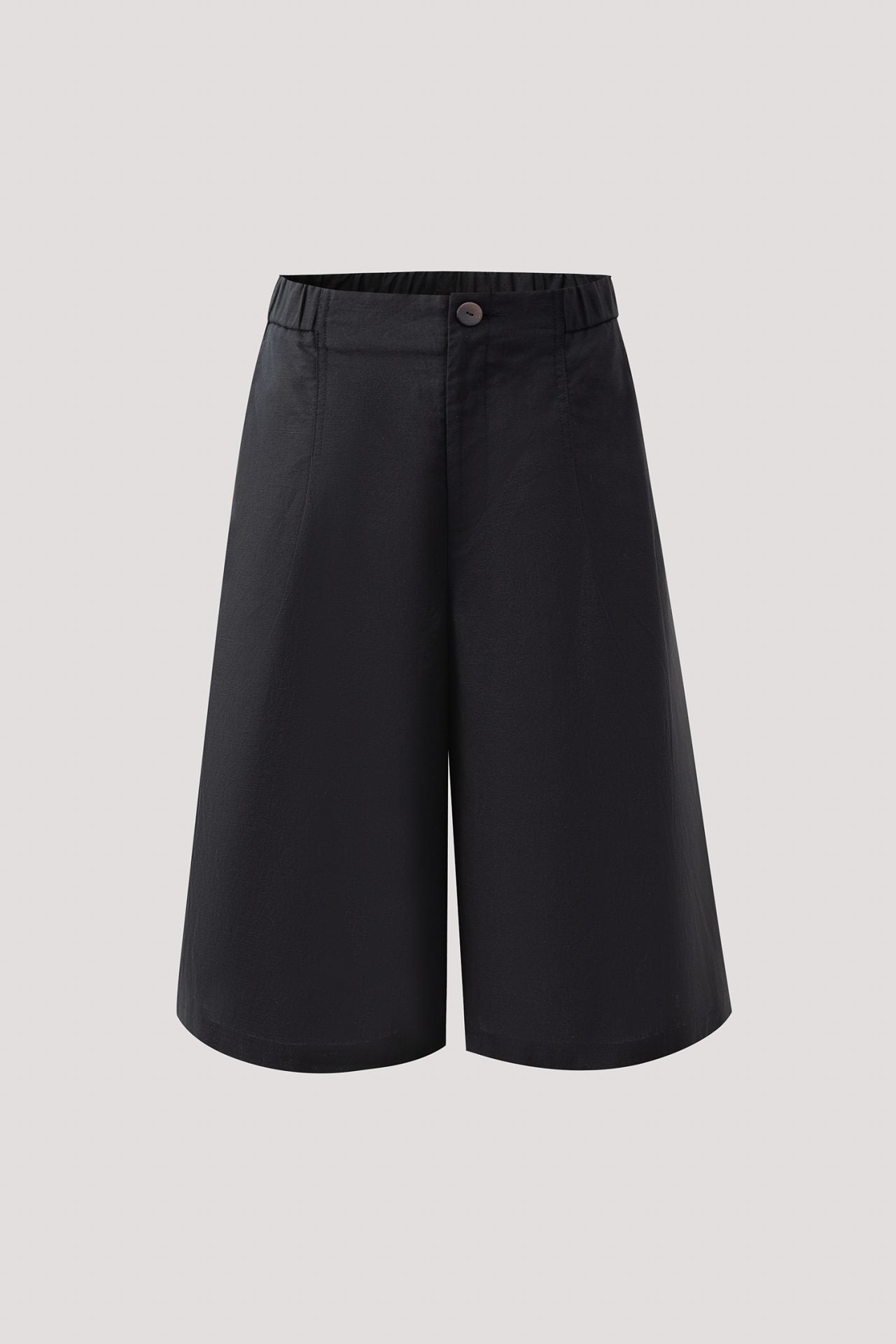 BPL 8163 BUTTON CULOTTES BLACK