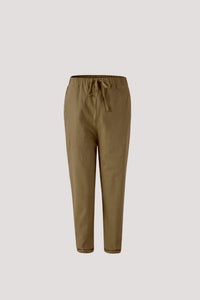 BPL 9253 ELASTICATED WAIST PANTS KHAKI BROWN