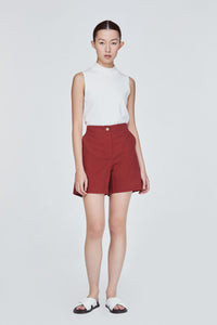 BPS 10483 SHORTS MAROON