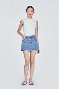 BPS 11009 DEEP DENIM SKIRT