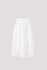 BSK 9586 ELASTICATED WAIST SKIRT CREAM
