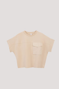 BT 11006 POCKET TEE MILK