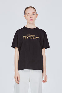 BT 11701 TYPOGRAPHY TEE BLACK
