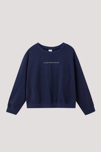 BTL 10119 AUTOGRAPHY LONG SLEEVES TOP NAVY