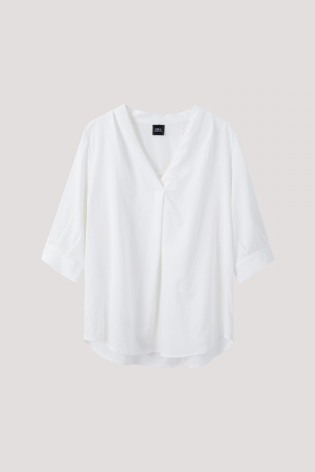 abb 8108 v neck blouse cream