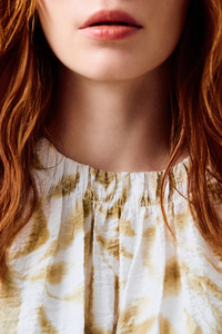 Gathered Foliage Blouse