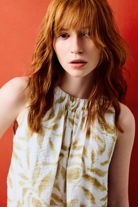 Gathered Foliage Blouse