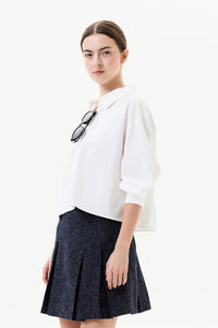 Boxy Crop Shirt