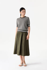 Boxy Button Knit